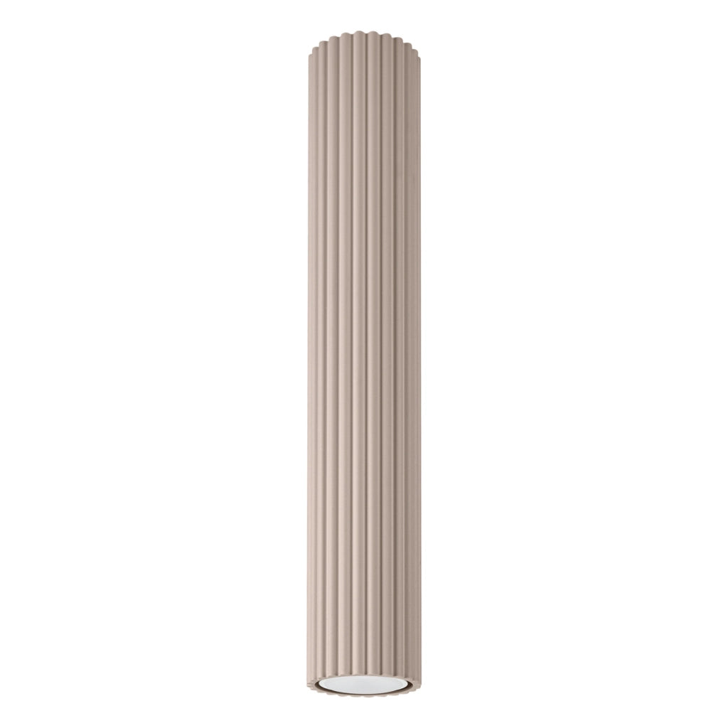 Spot soffitto moderno taupe tondo 40cm GU10 Pure Lume