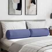 Cuscini a rullo 2 pcs Blu jeans Ø 25 x 70 cm Tessuto