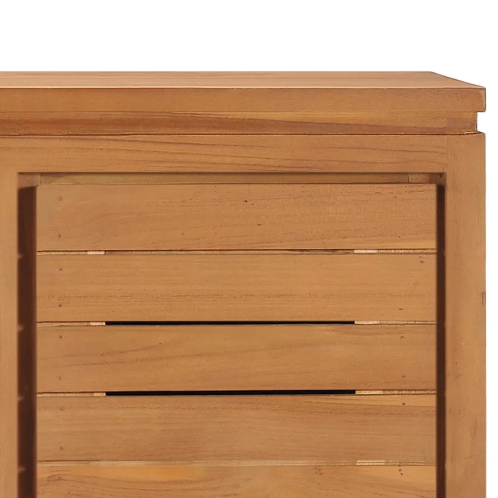 Mobile Porta TV 110x30x40 cm in Legno Massello di Teak 289069