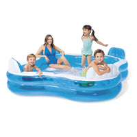 PISCINA GONFIABILE 'FAMILY FOUR' cm 229 x  229 - H cm 66  - INTEX