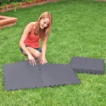 PIASTRELLA ANTISCIVOLO cm.50 x 50 x 0,5 - grigia  - INTEX