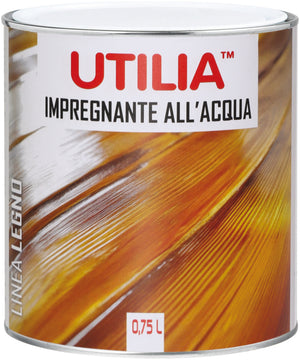 Utilia IMPREGNANTE ALL'ACQUA  ml. 750 Castagno 6.00 pz