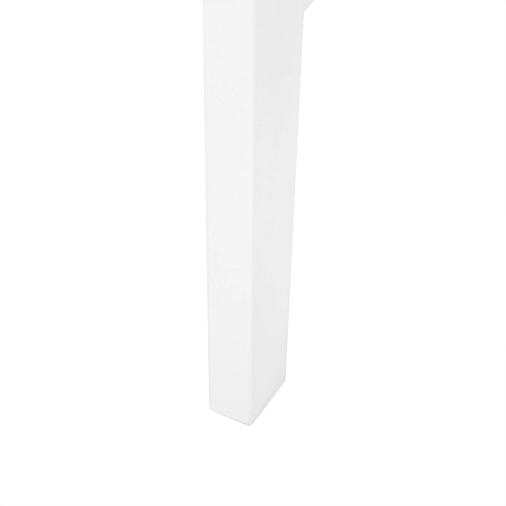 Set di 2 sedie da pranzo di colore bianco con legno chiaro in stile tradizionale classico