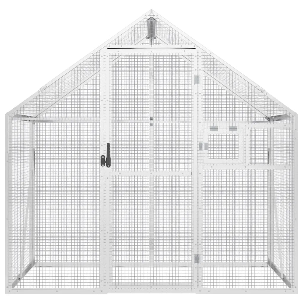Voliera Argento 179x100x185 cm in Alluminio CFW9130400