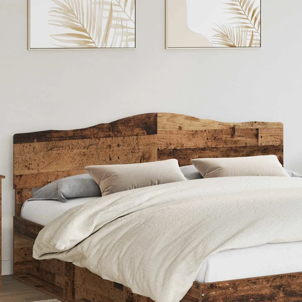 Testiera-Testata-Testiera Decorativa Legno vecchio 200 cm Legno multistrato 340582