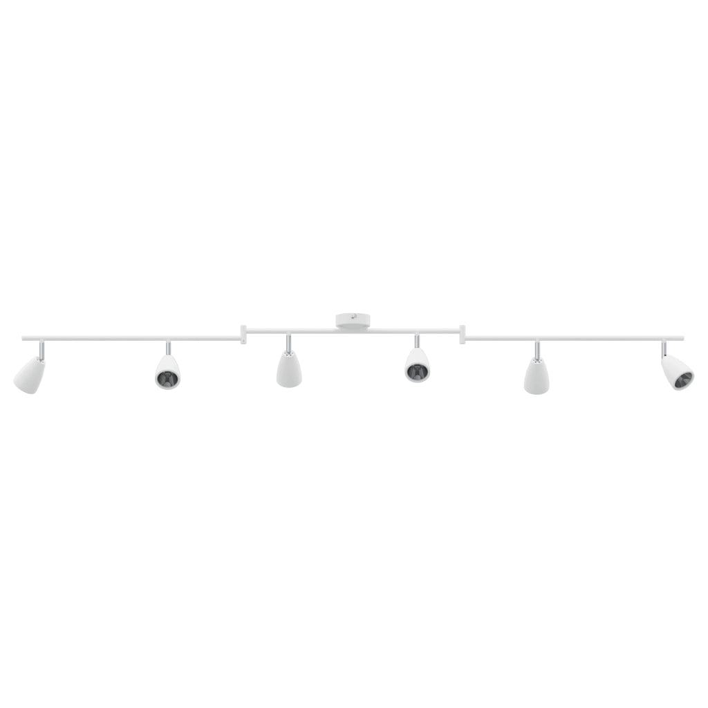 Faretto da soffitto 6 vie regolabile bianco GU10