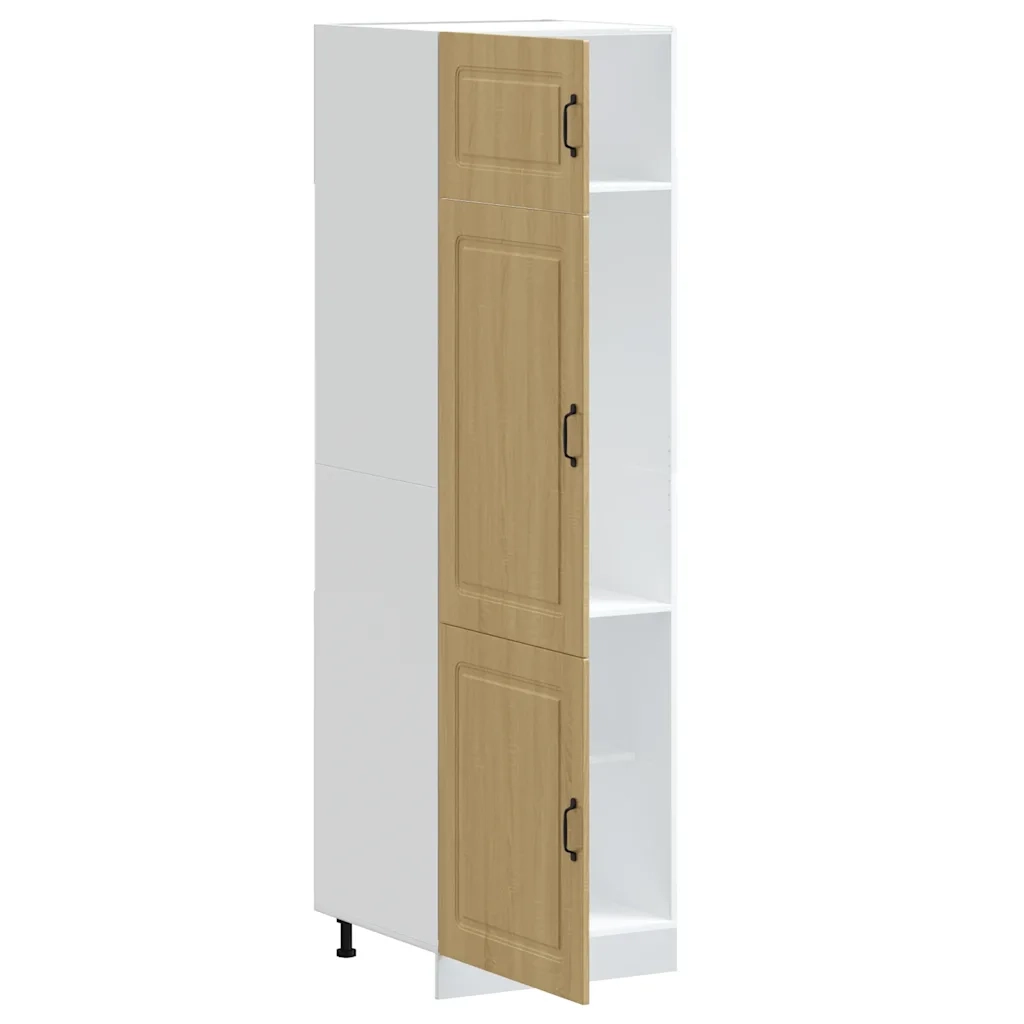 Armadio da Cucina Kalmar Rovere Sonoma in Legno Multistrato 853630