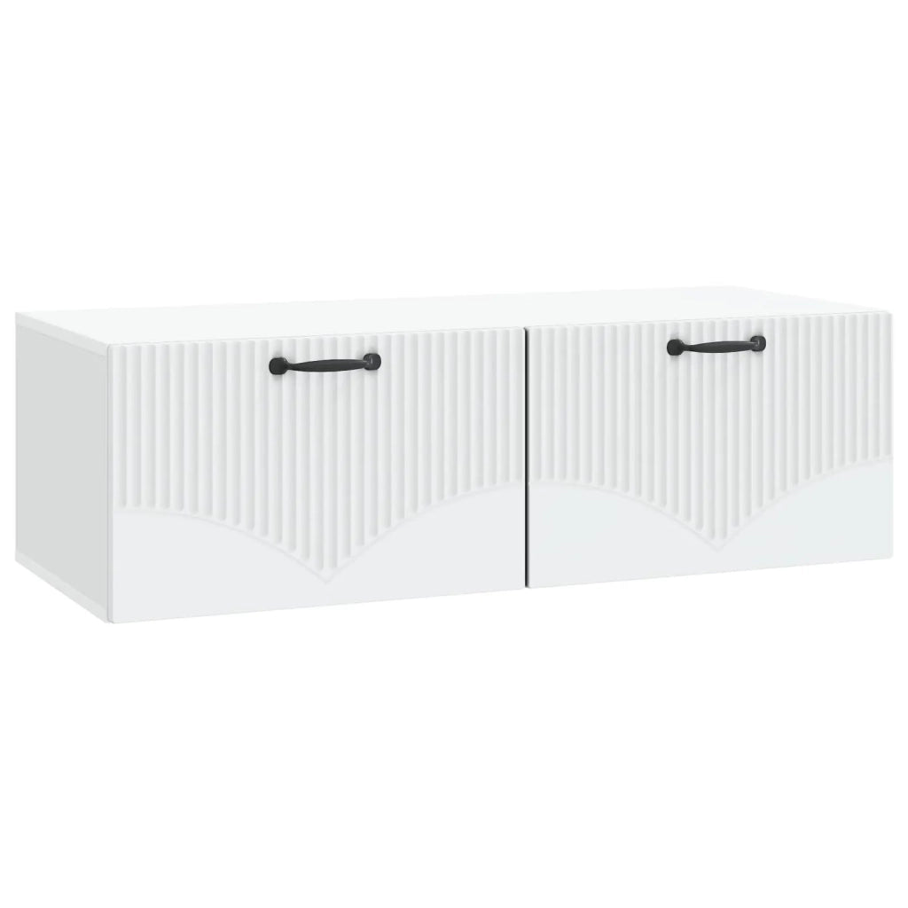 Mobile Porta TV da Muro Bianco 98 x 41 x 30 cm 899035