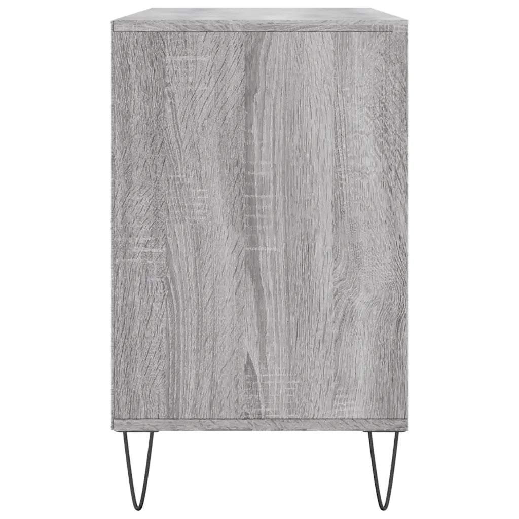 Scarpiera-Scaffale per scarpe Grigio Sonoma 102x36x60 cm in Legno Multistrato 428629