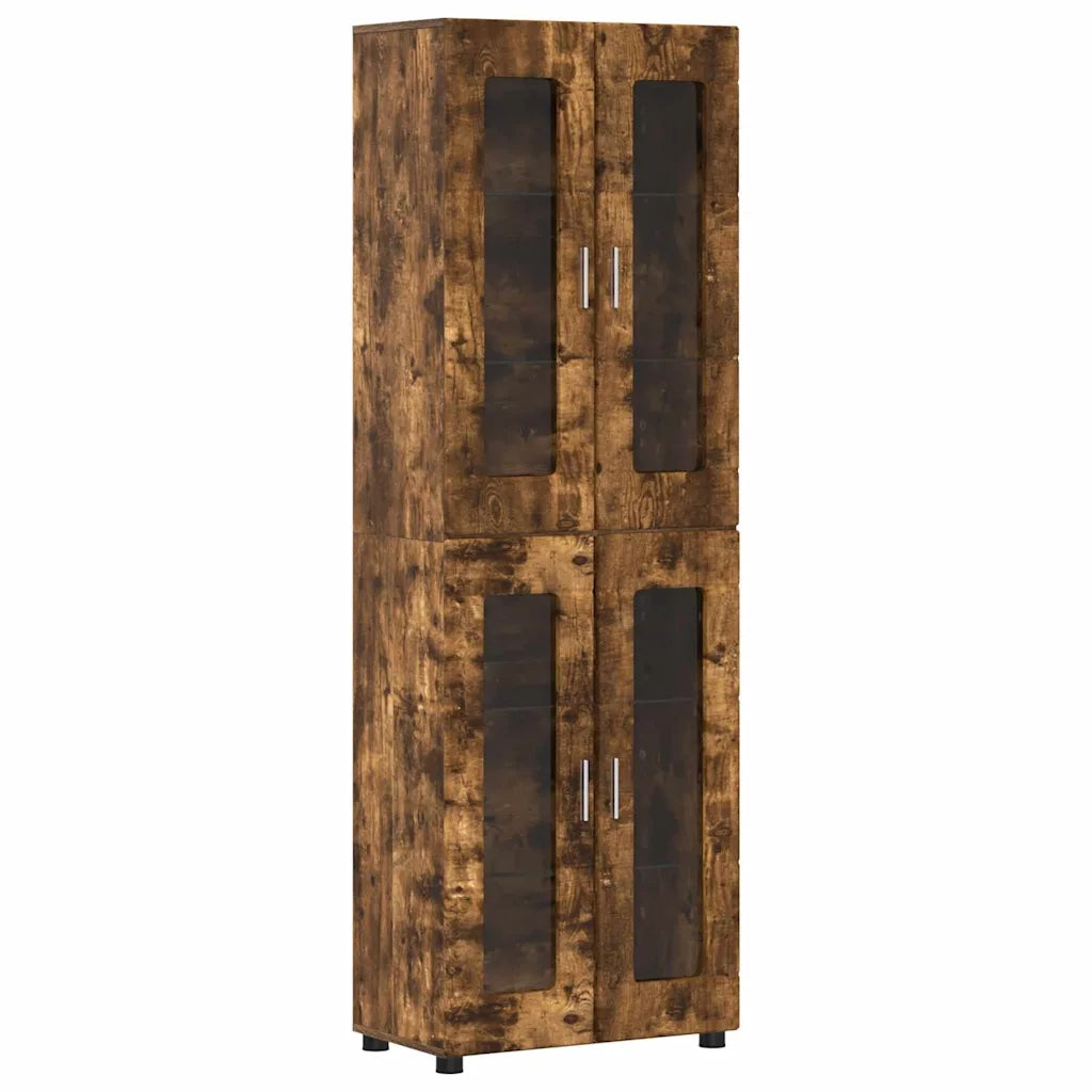 Set mobile TV FLORIN 3 pcs Rovere fumé Legno multistrato 3398009