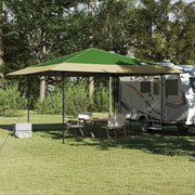 vidaXL Tenda Aggiuntiva Pop-Up Verde 400 x 400 cm Tessuto