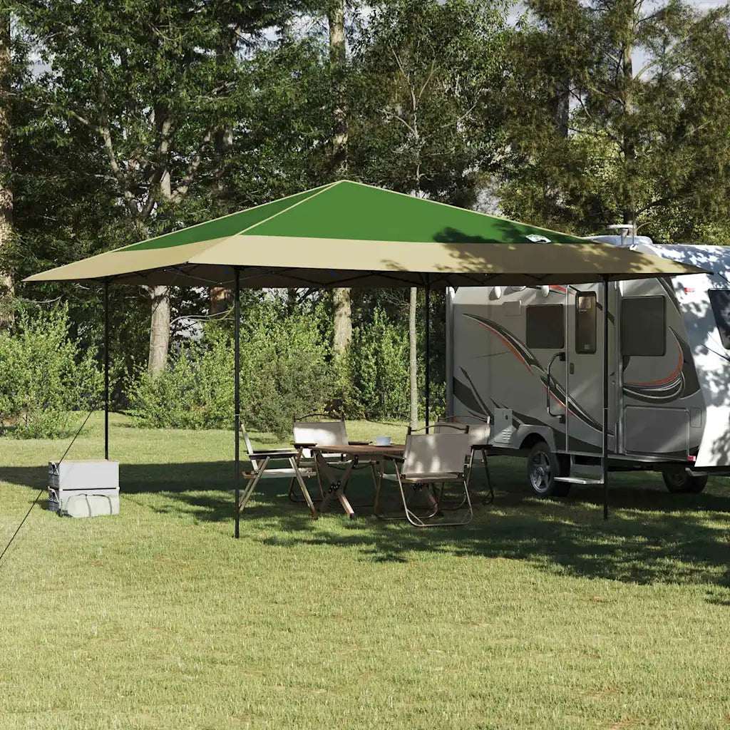 vidaXL Tenda Aggiuntiva Pop-Up Verde 400 x 400 cm Tessuto