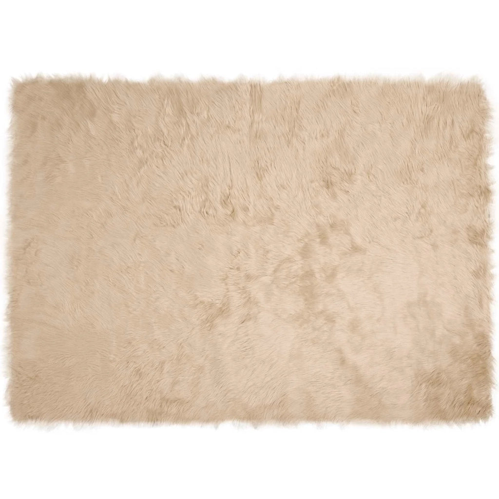 Tappeto in finta TAFALLA Beige 160 x 230 cm Poliestere
