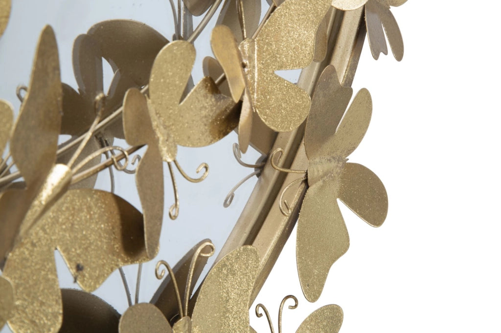 Specchio Farfalle Elegante Rotondo 74 cm