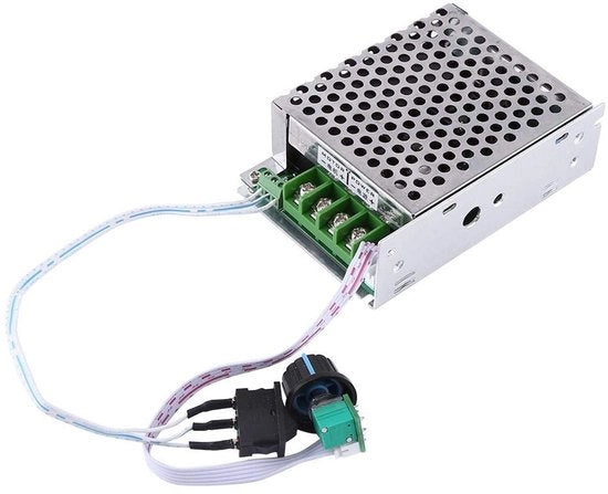 Regolatore di velocità 10V-50V - Regolatore di motore - Interruttore di inversione di polarità - 40A - Motore DC - 110 x 90 x 78 x 36 mm - Controller di motore