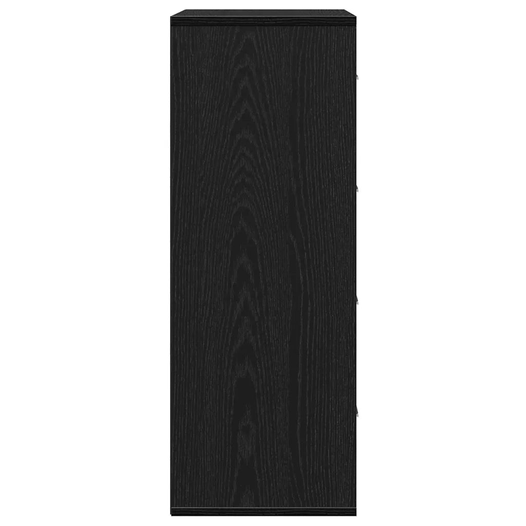 Credenza Rovere Nero 60 x 31 x 84 cm Legno ingegnerizzato 871674