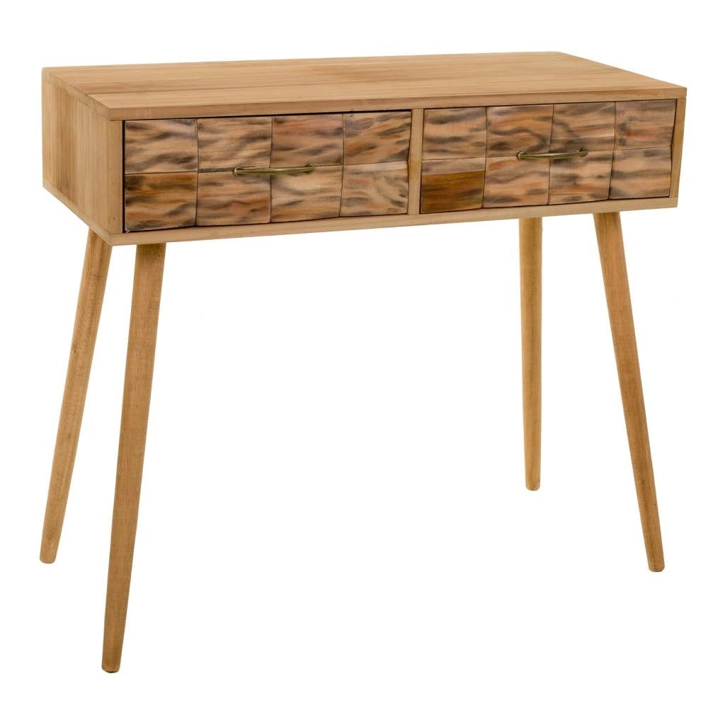 Mobile da ingresso in legno marrone 87x43x79h