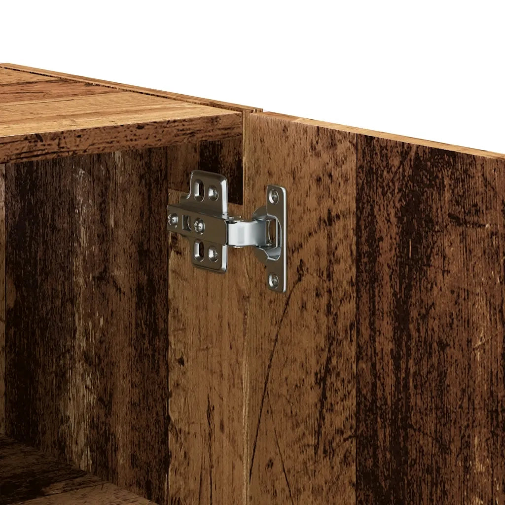 Armadietto a Muro Legno Antico 60x31x70 cm in Truciolato