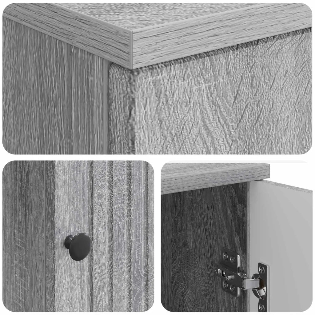 Scrivania Grigio Sonoma 142,5 x 50 x 75 cm Legno ingegnerizzato 3414582