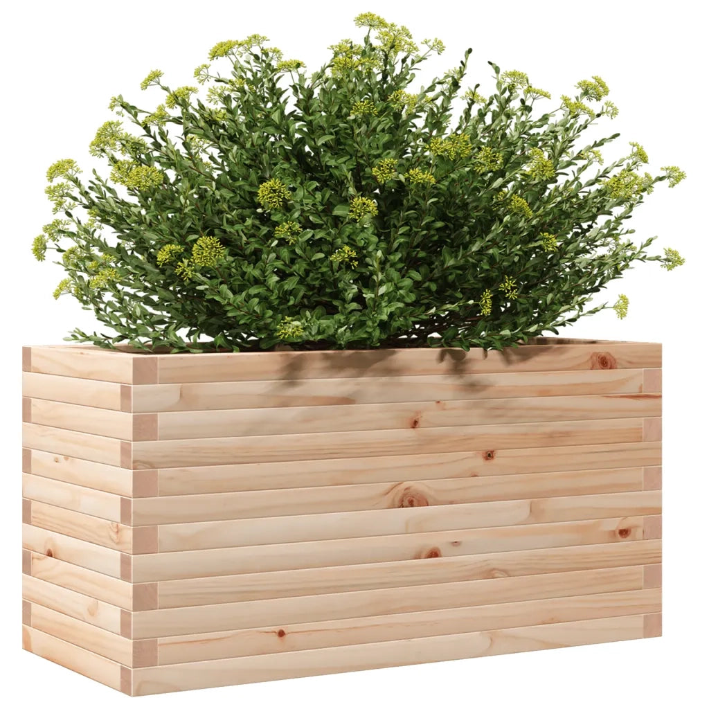 Fioriera da Giardino 90x40x45,5 cm in Legno Massello di Pino 847268