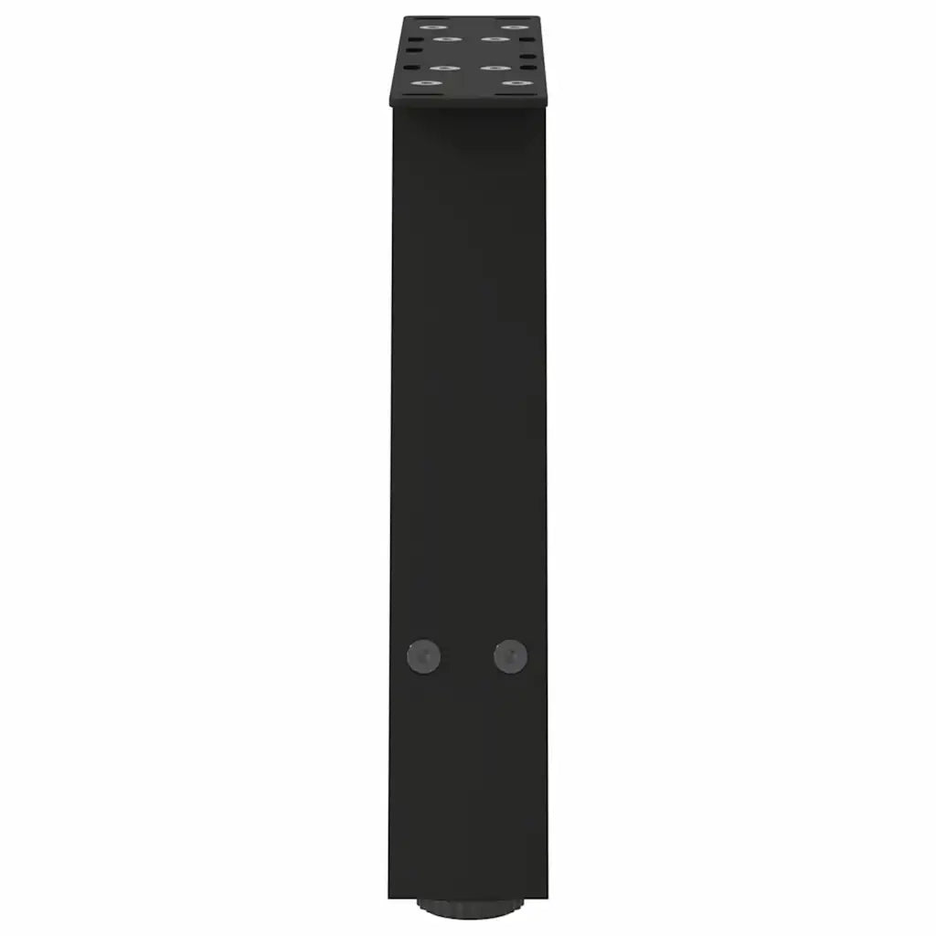 Gambe per Tavolino da Caffè a Forma di A 2 pz Nere 50x(30-31) cm Acciaio 4012816