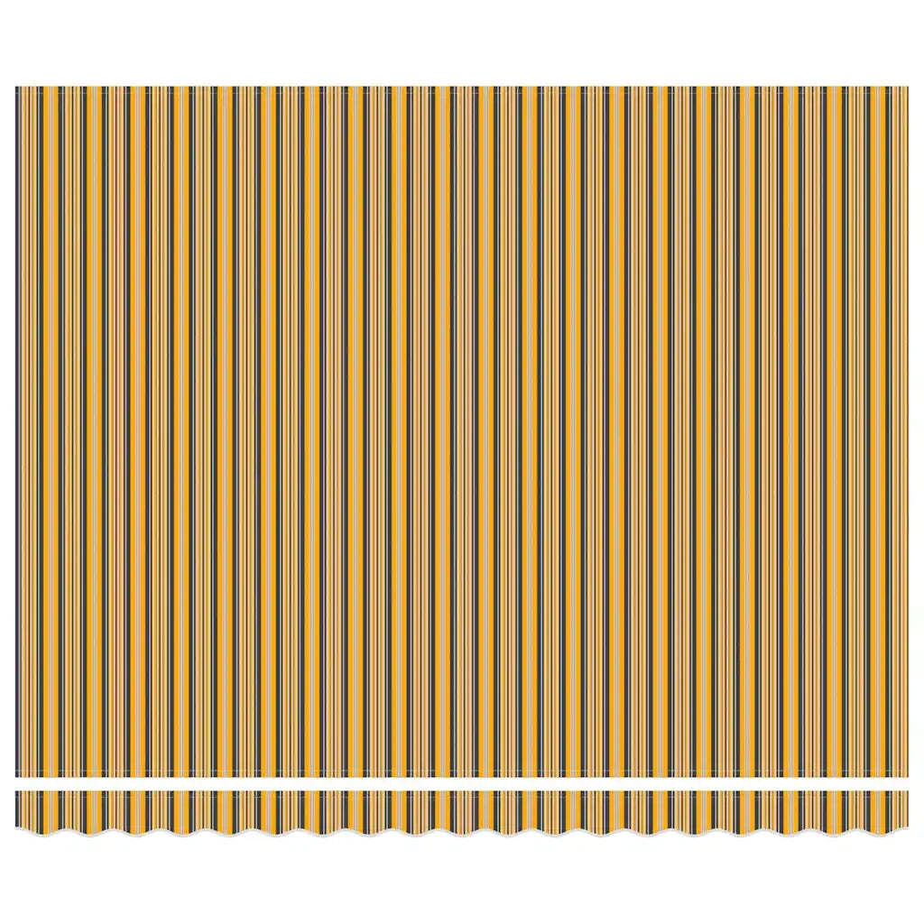 Tenda Retrattile Multicolore 400 × 350 cm Tessuto e Alluminio 3330773