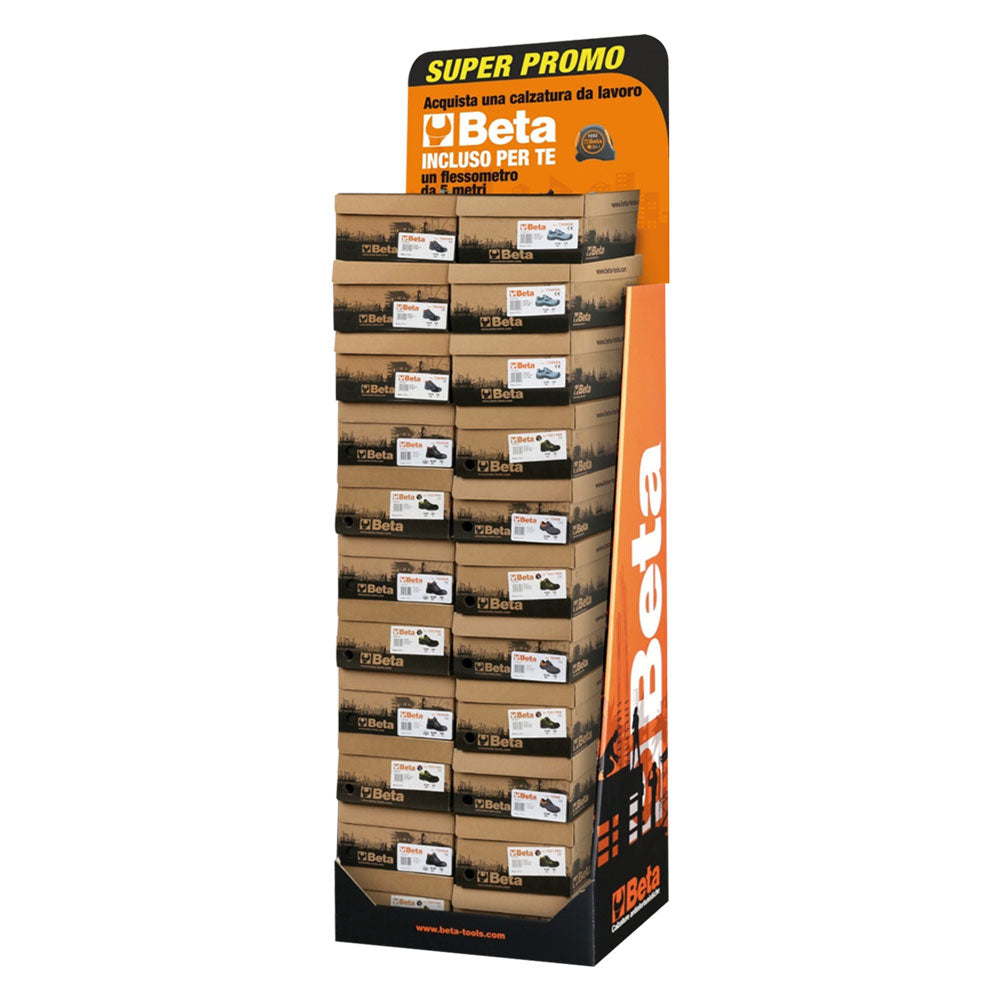 ESPOSITORE SCARPE DA LAVORO 'BETA' capienza 20 scatole  - BETA