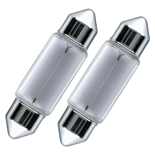 LAMPADINA A SILURO mm 44 - W 10 - base SV8,6  - Senza Marca