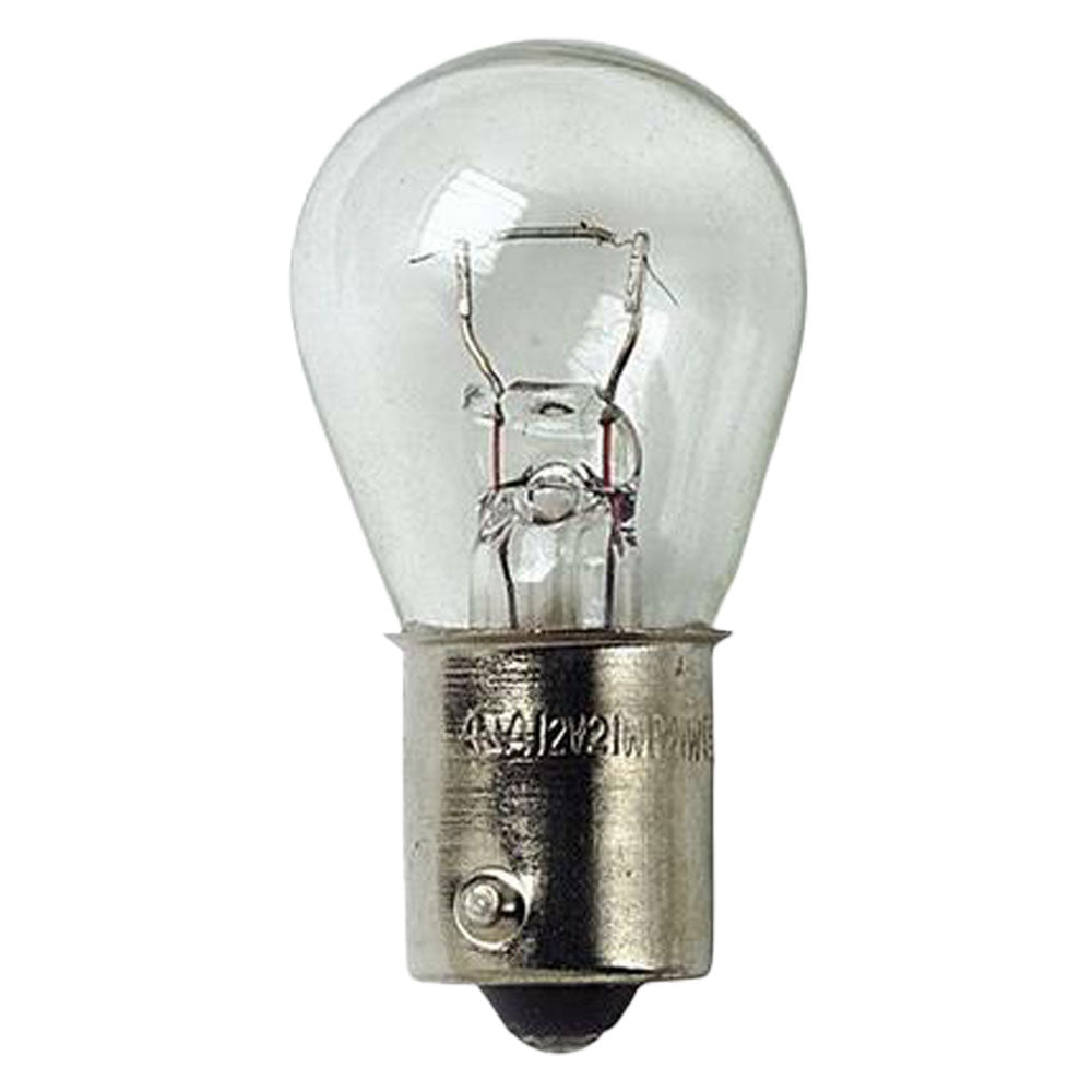 LAMPADINA A 1 FILAMENTO P21 - W 21 - base BA15S  - Senza Marca