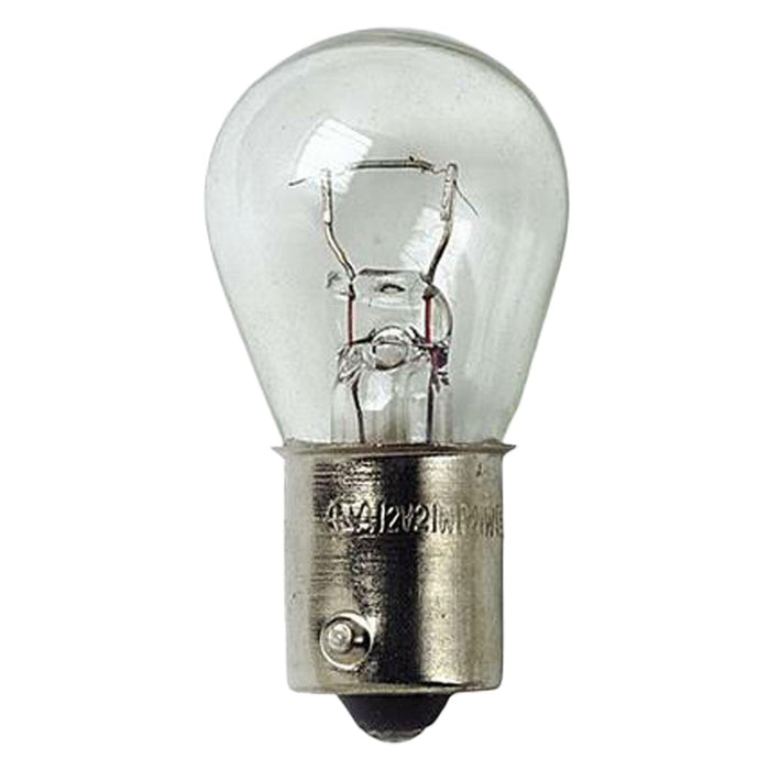 LAMPADINA A 1 FILAMENTO P21 - W 21 - base BA15S  - Senza Marca