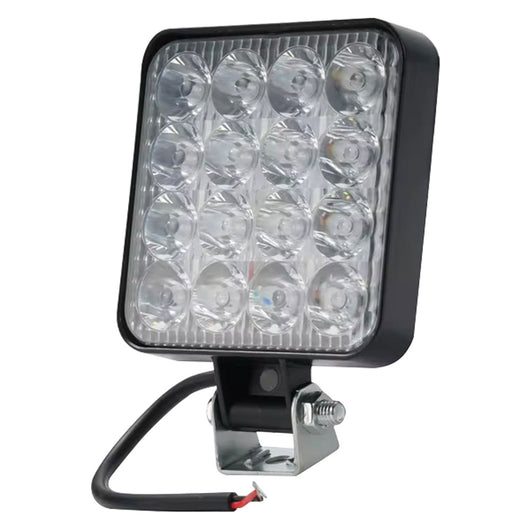 FARO FENDINEBBIA QUADRATO PER AUTO 16 LED - 48 W - LM 1800  - Senza Marca