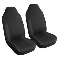 COPRISEDILE 'NIZZA NERO' set da 4 pezzi - 2 sedili + 2 poggitesta  - Senza Marca