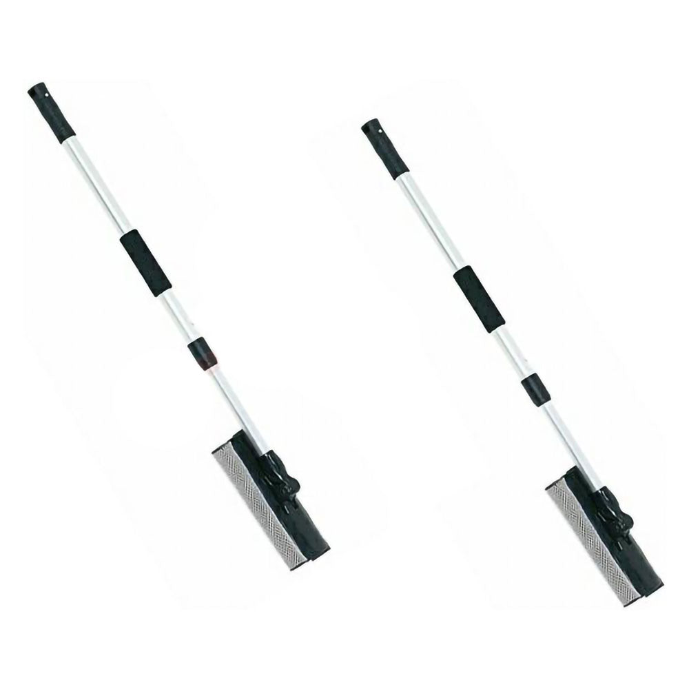 SPAZZOLA PULIVETRO PER AUTO 'CLEAR' con manico telescopico  - Senza Marca