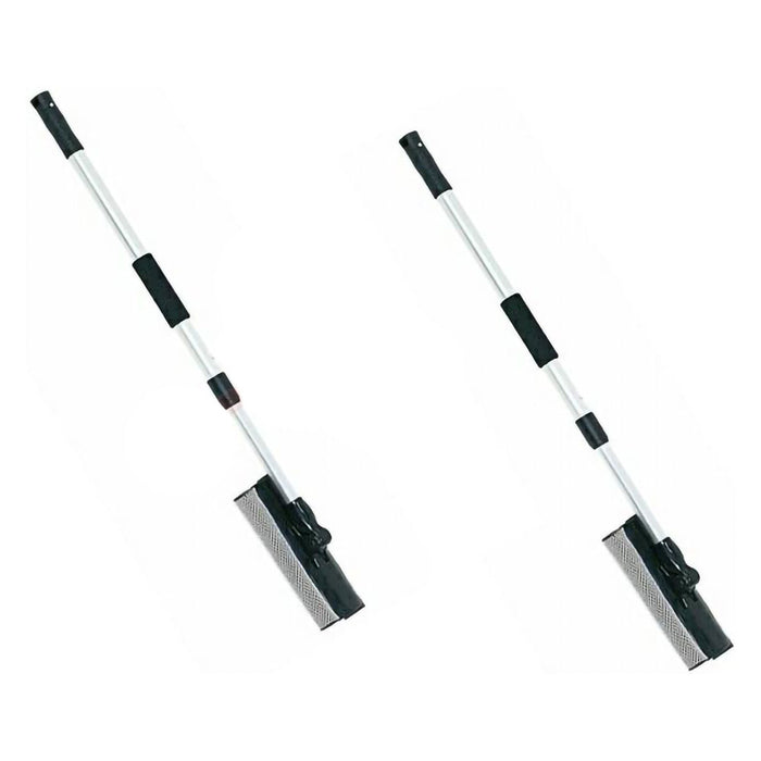 SPAZZOLA PULIVETRO PER AUTO 'CLEAR' con manico telescopico  - Senza Marca