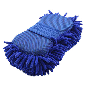 SPUGNA GUANTO 'CURLY' in microfibra  - Senza Marca