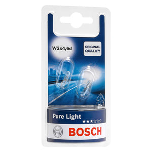 LAMPADINA PER CRUSCOTTO AUTO W1 - 12 V - 2 W - 2 pezzi  - BOSCH