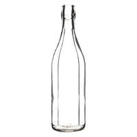 BOTTIGLIA IN VETRO 'COSTOLATA' 1000 ml bianca - tappo 7943200- 20 pezzi  - Senza Marca