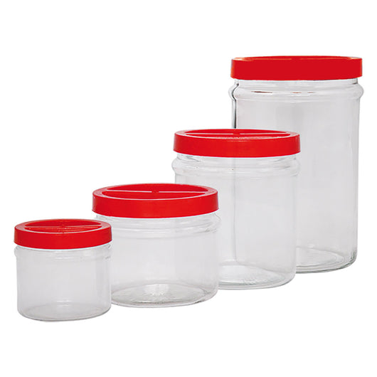 VASO IN VETRO PER ALIMENTI 'ORTES' Ø 170 - lt. 2,5- 6 pezzi  - Senza Marca