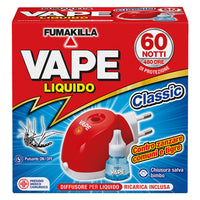 ANTIZANZARE ELETTRICO AD EMANAZIONE 'LIQUIDA' 30 ml - con 1 ricarica liquida (per 60 notti)  - VAPE