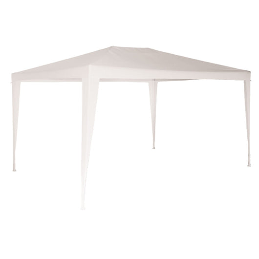 GAZEBO DA GIARDINO mt 3 x 4 - copertura colore bianco  - Senza Marca