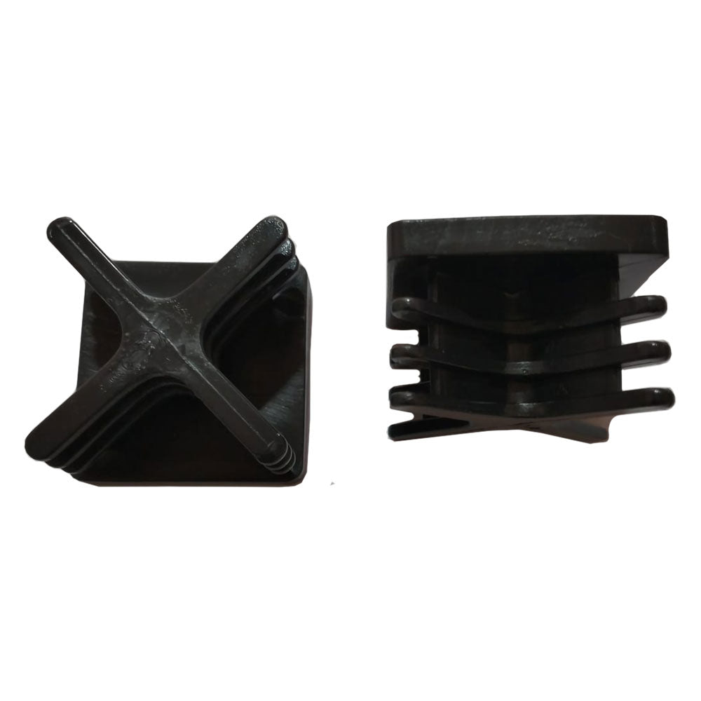 PUNTALE QUADRO ALETTATO mm 20 x 20- 100 pezzi  - Senza Marca