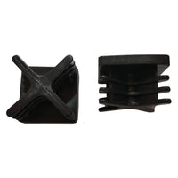 PUNTALE QUADRO ALETTATO mm 20 x 20- 100 pezzi  - Senza Marca