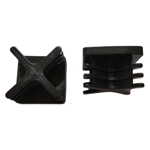 PUNTALE QUADRO ALETTATO mm 20 x 20- 100 pezzi  - Senza Marca