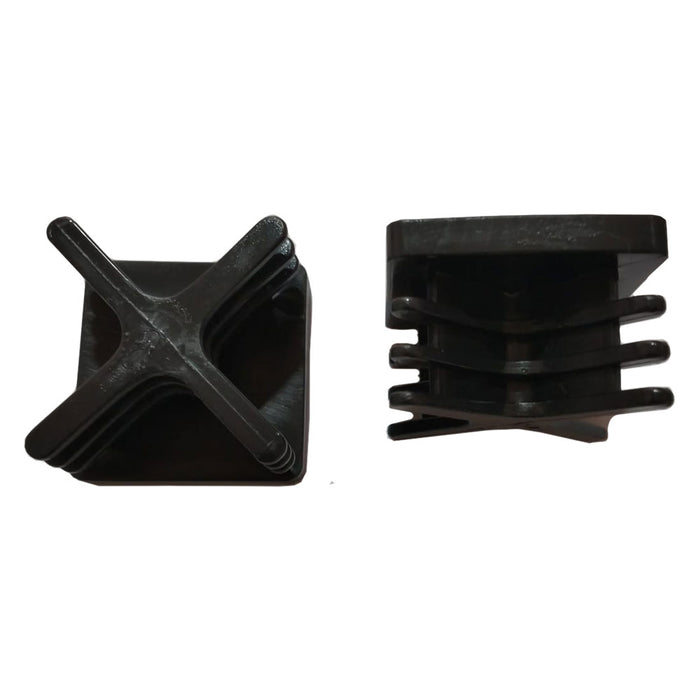 PUNTALE QUADRO ALETTATO mm 40 x 40- 100 pezzi  - Senza Marca