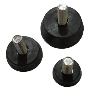 PIEDE REGOLABILE PER MOBILE filet. M 10 mm 50- 30 pezzi  - Senza Marca