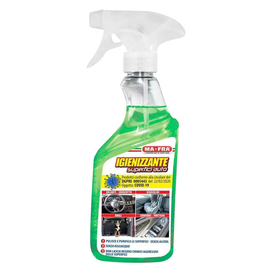 DETERGENTE IGIENIZZANTE 'SUPERFICI AUTO' ml 500  - MA-FRA