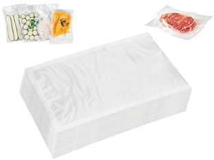 BUSTE PER SOTTOVUOTO PER ALIMENTI- - cm.15x30 conf.in busta da pz.50 - 1 busta XTRA