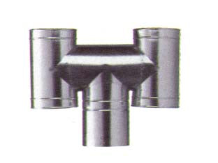 FUMAIOLO AD H ANTIVENTO IN ACCIAIO ZINCATO- - ø cm.12 - 1 pezzi