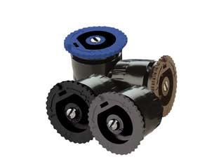 TESTINA RAIN REGOLABILE PER IRRIGATORI STATICI- - colore grigio fino a mt.5,7 - 10 pezzi RAIN