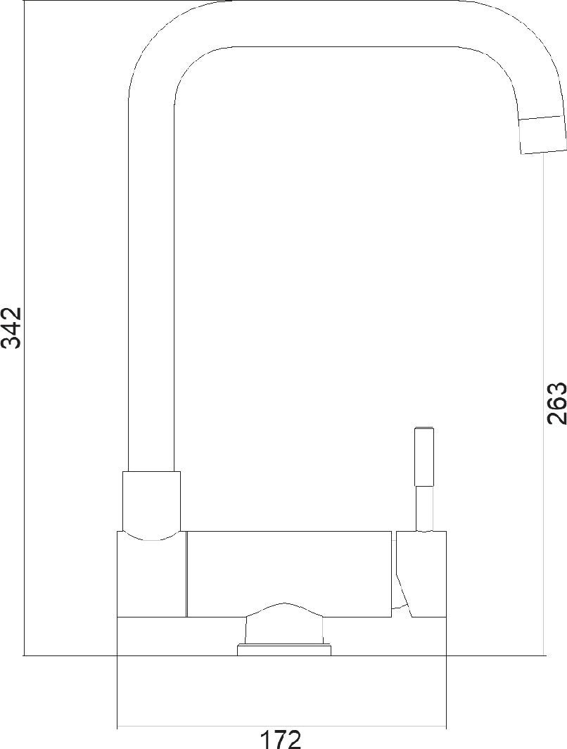 MONOCOMANDO LAVELLO CUCINA KANSAS SOTTO FINESTRA ACCIAO INOX